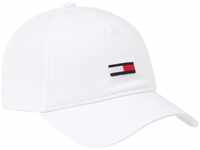 Tommy Jeans Damen Cap Flag Basecap, Weiß (White), Einheitsgröße
