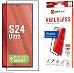 Displex Schutzglas (10H) f&uuml;r Samsung Galaxy S24 Ultra, Eco-Montagerahmen, Privacy