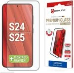 Displex Premium Schutzglas (Full Cover, 10H) f&uuml;r Samsung Galaxy S24/S25,