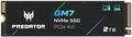 Acer Predator GM7 2TB M.2 NVMe SSD PCIe 4.0 - Lesegeschwindigkeit bis zu 7400 MB/s -