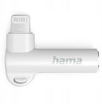 Hama Adapter 90&deg; Lightning &ndash; 3,5 mm Klinke, wei&szlig;
