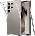 Spigen Liquid Crystal H&uuml;lle Kompatibel mit Samsung Galaxy S24 Ultra -Crystal Clear