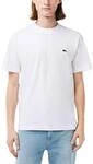 Lacoste Herren Cotton T-Shirt, Blanc, L