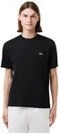 Lacoste Herren Cotton T-Shirt, Noir, XS