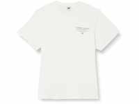 Tommy Jeans Herren T-Shirt Kurzarm Essential Graphic Tee Slim Fit, Weiß (White), M