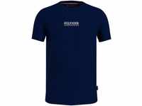 Tommy Hilfiger Herren Small Tee Mw0mw34387 Kurzarm T-Shirts, Blau (Desert Sky), L EU