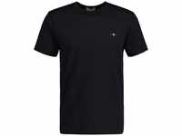 GANT Herren Slim Shield T-shirt T Shirt, Schwarz, L EU