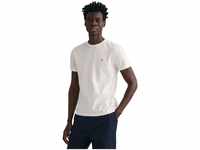 GANT Herren Slim Shield SS T-Shirt SCHMALE Passform, White, S