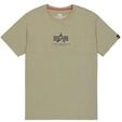 ALPHA INDUSTRIES Herren Basic T Ml T-Shirt, Gr&uuml;n (Olive), XL