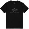 Alpha Industries Basic T Carbon T-Shirt f&uuml;r Herren Black/Black