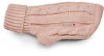 Wolters Zopf-Strickpullover f&uuml;r Mops&Co., Gr&ouml;&szlig;e:30 cm, Farbe:rosa