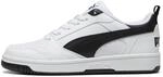 Puma Unisex Kinder Rebound V6 Lo Jr Sneaker, Puma White Puma Black Puma Black, 37.5