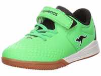 KangaROOS K5-Comb Ev Sneaker, Neon Green Jet Black, 25 EU