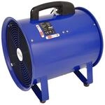 Aktobis WDH-SHT28 Axialgebl&auml;se, Baustellenventilator/Rohrventilator, Blau, 28...