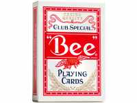 Fournier 1004508 Bee Standard Klassic Poker Spielkarten, Blue or Red