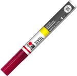 Marabu 01190003532 - Textil Painter Glitter rot 532, Strichst&auml;rke ca. 3 mm,