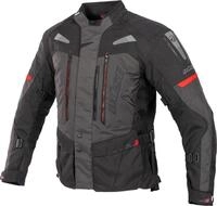 B&uuml;se Monterey wasserdichte Motorrad Textiljacke, schwarz/grau, 52