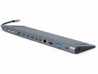 Gembird A-CM-COMBO9-01 USB Type-C 9-in-1 Multi-Port Adapter (USB hub + HDMI +...