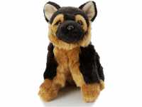 Uni-Toys - Deutscher Schäferhund Welpe, sitzend - Ohne Leine - 18 cm (Höhe) -