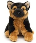 Uni-Toys - Deutscher Sch&auml;ferhund Welpe, sitzend - Ohne Leine - 18 cm (H&ouml;he) -