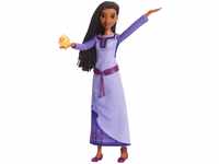 Mattel Disney Wish singende Asha von Rosas Modepuppe und Sternenfigur, beweglich mit