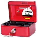 MAUL Geldkassette rot M&uuml;nzeinwurf abschlie&szlig;bar kompakt robust