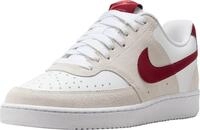 Nike Damen W Court Vision Lo Sneaker, White Team Red Adobe Dragon Red, 41 EU