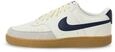Nike Herren Court Vision Low Schuhe, Sail/Midnight Navy/Gum Light Brown, 42