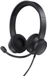 Trust Ayda USB Headset mit Mikrofon On-Ear, Noise Cancelling ENC Mikrofon,...