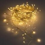 Spetebo Cluster Micro Lichterkette 240 cm, 240 LED warmwei&szlig;