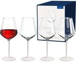 Villeroy & Boch &ndash; Manufacture Rock blanc Rotweinglas Set 4 teilig Wei&szlig;, Weinglas