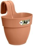 elho Vibia Campana Easy Hanger S 21 - &Uuml;bertopf f&uuml;r Balkon & Au&szlig;en - &Oslash; 20.5 x H