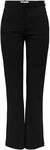 ONLY Damen ONLRAFFY-YO Life MID STR Pant TLR NOOS Hose 15265049,Schwarz,XS / 32L