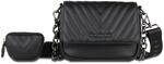 bugatti Sira kleine Schultertasche f&uuml;r Damen - edle Mini-Umh&auml;ngetasche mit Kette,