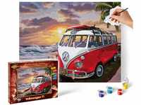 Schipper 609130861 Malen nach Zahlen – Volkswagen T1 - Bilder malen für