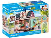 PLAYMOBIL myLife 71509 Tiny Haus, vielfältig eingerichtetes Familienhaus mit