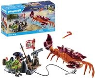 PLAYMOBIL Pirates 71532 Kampf gegen die Riesenkrabbe, epische Seeschlacht, inklusive