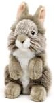 Uni-Toys - Angorakaninchen grau, stehend - 18 cm (H&ouml;he) - Pl&uuml;sch-Hase, Kaninchen -
