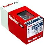 fischer PowerFast II CTP 6,0 x 100, Spanplattenschraube (100 Stk.) mit...