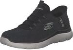 Skechers Herren Summits Key Pace Turnschuhe, Black Mesh W, 41 EU