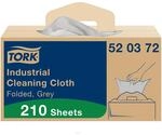 Tork Industrie Reinigungst&uuml;cher Grau W7, Einzeltuchentnahme, 1 x 210 Tucher, 520372