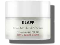 KLAPP Cosmetics - RESIST AGING RETINOL Triple Action PRO AGE Day + Night Cream...