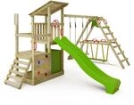 FATMOOSE Spielturm Kletterger&uuml;st FruityForest Fun XXL mit Surfanbau, Schaukel &