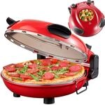 Pizzaofen elektrisch mit 32 cm Pizzastein | 390&deg;C | Pizzabackofen 