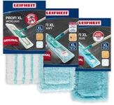 Leifheit 3er Set Wischbezug Profi XL Micro Duo, super Soft und Static Plus,