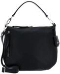 ABRO Damen Beutel Juna small NOS Stofftasche, Black/Nickel