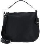 ABRO Damen Beutel Juna Big NOS Stofftasche, Black/Nickel