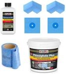 Isolbau Dichtset - Inkl. 1x Fl&uuml;ssigfolie PLUS (7 kg), 1x Tiefengrund PRO (1L), 1x