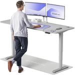 Desktronic HomePro H&ouml;henverstellbarer Schreibtisch 200 &times; 80 cm &ndash; Elektrischer