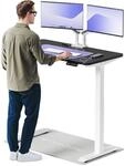 Desktronic Homeone H&ouml;henverstellbarer Schreibtisch 120 &times; 60 cm &ndash; Elektrischer